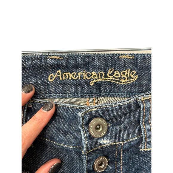 American Eagle Jeans Button Fly Size 8 Regular - Picture 8 of 13